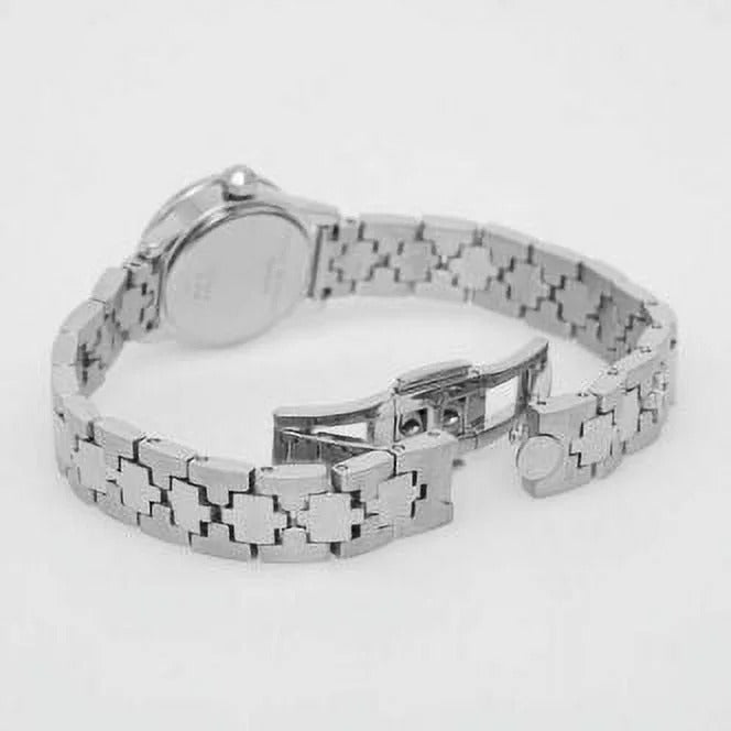 Tory Burch Reva Silver Dial Silver Steel Strap Watch for Women - TBW4044