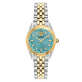  Shop Authentic Versace V-Code Analog Turquoise Dial Two Tone Steel Strap Watch for Women - VE8I00524 - Luxxuri