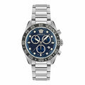  Shop Authentic Versace Greca Dome Chronograph Blue Dial Silver Steel Strap Watch for Men - VE6K00323 - Luxxuri