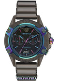  Shop Authentic Versace Icon Active Chronograph Black Dial Grey Silicone Strap Watch for Men - VEZ701022 - Luxxuri