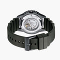 Citizen Mechanical Automatic Black Dial Black Rubber Strap Watch for Men - NJ0125-11E