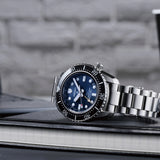  Shop Authentic Seiko Prospex Diver Scuba Automatic Blue Dial Silver Steel Strap Watch for Men - SBEJ021 - Luxxuri