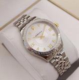  Shop Authentic Versace Hellenyium Quartz Silver Dial Silver Steel Strap Watch for Women - VE2S00322 - Luxxuri