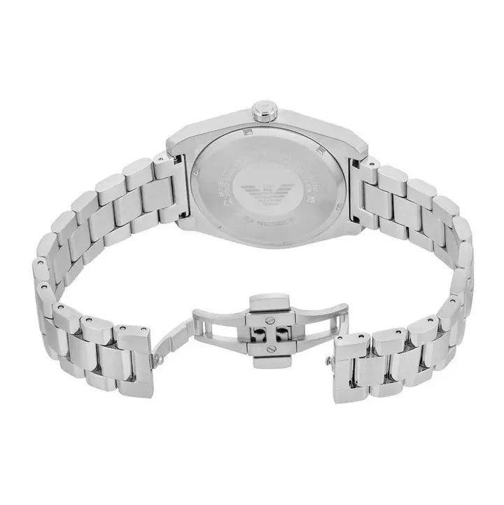  Shop Authentic Emporio Armani Frederico Analog Green Dial Silver Steel Strap Watch for Men - AR11621 - Luxxuri