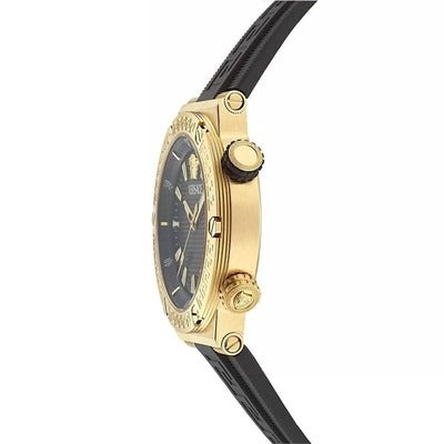  Shop Authentic Versace Greca Logo Diver Quartz Black Dial Black Rubber Strap Watch for Men - VE8G00324 - Luxxuri