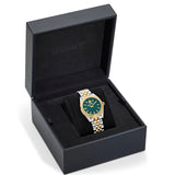  Shop Authentic Versace V-Code Analog Green Dial Two Tone Steel Strap Watch for Women - VE8I00424 - Luxxuri