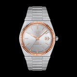 Tissot PRX Powermatic 80 18K Silver Dial Silver Steel Strap Watch for Men - T931.407.41.031.00