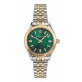  Shop Authentic Versace Hellenyium Quartz Green Dial Two Tone Steel Strap Watch for Women - VEHU00420 - Luxxuri
