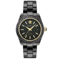  Shop Authentic Versace DV One Mini Black Dial Black Steel Strap Watch for Women - VE9F00124 - Luxxuri