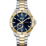  Shop Authentic Hugo Boss Troper Chronograph Automatic Blue Dial Two Tone Steel Strap Watch for Men - 1514201 - Luxxuri