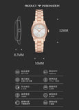  Shop Authentic Emporio Armani Federica Analog Mother of Pearl Dial Rose Gold Steel Strap Watch for Women - AR11558 - Luxxuri