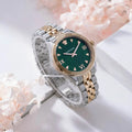  Shop Authentic Versace Hellenyium Quartz Green Dial Two Tone Steel Strap Watch for Women - VE2S00422 - Luxxuri