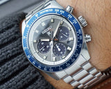  Shop Authentic Seiko Prospex Speedtimer Solar Chronograph Grey Dial Silver Steel Strap Watch for Men - SSC939 - Luxxuri
