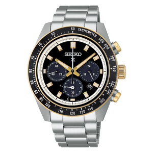  Shop Authentic Seiko Prospex Speedtimer Solar Chronograph Black Dial Silver Steel Strap Watch for Men - SSC941 - Luxxuri