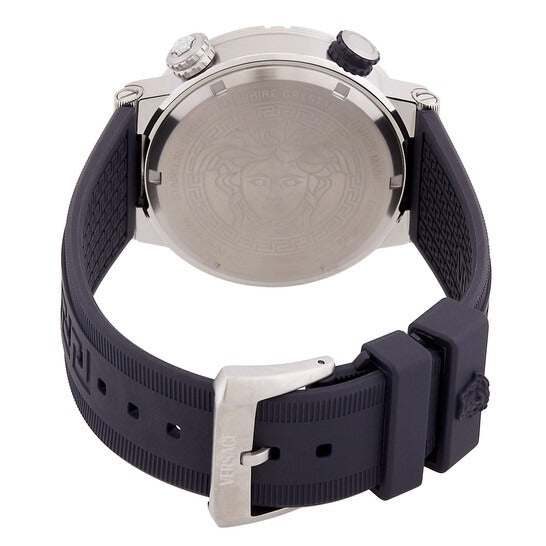  Shop Authentic Versace Greca Diver Quartz Blue Dial Blue Rubber Strap Watch for Men - VE8G00124 - Luxxuri