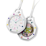 Swatch x AP Royal Pop White Dial White Leather Lanyard Watch for Men - Huit Blanc
