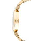 Tory Burch Classic T Black Dial Gold Steel Strap Watch for Women - TBW9010