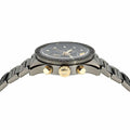  Shop Authentic Versace Greca Dome Chronograph Black Dial Grey Steel Strap Watch for Men - VE6K00623 - Luxxuri