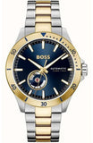  Shop Authentic Hugo Boss Troper Chronograph Automatic Blue Dial Two Tone Steel Strap Watch for Men - 1514201 - Luxxuri