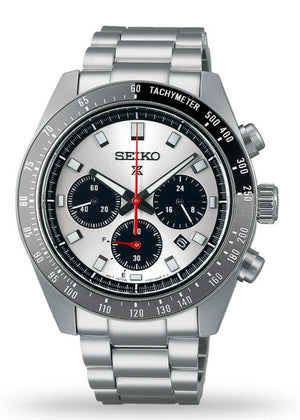  Shop Authentic Seiko Prospex Speedtimer Solar Chronograph Silver Dial Silver Steel Strap Watch for Men - SSC911 - Luxxuri