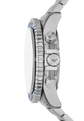  Shop Authentic Emporio Armani World Explorer Chronograph Blue Dial Silver Steel Strap Watch for Men - AR11681 - Luxxuri