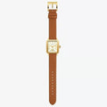 Tory Burch Robinson White Dial Brown Leather Strap Watch for Women - TBW1503