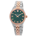  Shop Authentic Versace Hellenyium Quartz Green Dial Two Tone Steel Strap Watch for Women - VE2S00422 - Luxxuri