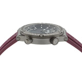  Shop Authentic Versace Greca Logo Diver Quartz Black Dial Purple Rubber Strap Watch for Men - VE8G00224 - Luxxuri