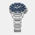  Shop Authentic Emporio Armani World Explorer Chronograph Blue Dial Silver Steel Strap Watch for Men - AR11681 - Luxxuri
