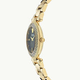  Shop Authentic Versace Reve Analog Black Dial Gold Steel Strap Watch for Women - VE8B00624 - Luxxuri