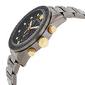  Shop Authentic Versace Greca Dome Chronograph Black Dial Grey Steel Strap Watch for Men - VE6K00623 - Luxxuri