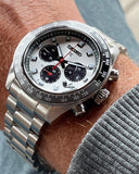  Shop Authentic Seiko Prospex Speedtimer Solar Chronograph Silver Dial Silver Steel Strap Watch for Men - SSC911 - Luxxuri