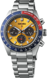  Shop Authentic Seiko Prospex Solar Chronograph 1969 Re-interpretation Orange Dial Silver Steel Strap Watch for Men - SSC947 - Luxxuri