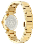  Shop Authentic Versace Reve Analog Black Dial Gold Steel Strap Watch for Women - VE8B00624 - Luxxuri