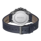  Shop Authentic Hugo Boss Troper Chronograph Blue Dial Blue Leather Strap Watch for Men - 1514056 - Luxxuri