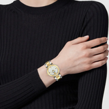  Shop Authentic Versace Reve Analog White Dial Two Tone Steel Strap Watch for Women - VE8B00724 - Luxxuri