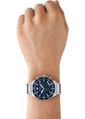  Shop Authentic Emporio Armani World Explorer Chronograph Blue Dial Silver Steel Strap Watch for Men - AR11681 - Luxxuri