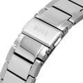  Shop Authentic Hugo Boss Taper Chronograph White Dial Silver Steel Strap Watch for Men - 1514087 - Luxxuri