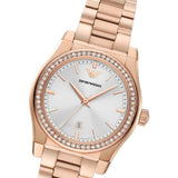  Shop Authentic Emporio Armani Federica Analog Mother of Pearl Dial Rose Gold Steel Strap Watch for Women - AR11558 - Luxxuri