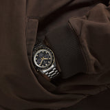  Shop Authentic Seiko Prospex Speedtimer Solar Chronograph Black Dial Silver Steel Strap Watch for Men - SSC941 - Luxxuri