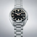 Seiko 5 Sports SNXS Series Automatic Black Dial Silver Steel Strap Watch for Men - SRPK89K1