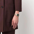  Shop Authentic Versace Hellenyium Quartz Green Dial Two Tone Steel Strap Watch for Women - VE2S00422 - Luxxuri