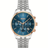  Shop Authentic Hugo Boss Avery Chronograph Blue Dial Silver Steel Strap Watch for Men - 1514158 - Luxxuri