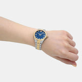  Shop Authentic Versace Hellenyium Quartz Blue Dial Two Tone Steel Strap Watch for Women - VE2S00522 - Luxxuri