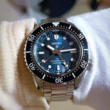  Shop Authentic Seiko Prospex Diver Scuba Automatic Blue Dial Silver Steel Strap Watch for Men - SBEJ021 - Luxxuri