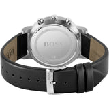  Shop Authentic Hugo Boss Integrity Chronograph Black Dial Black Leather Strap Watch for Men - 1513777 - Luxxuri