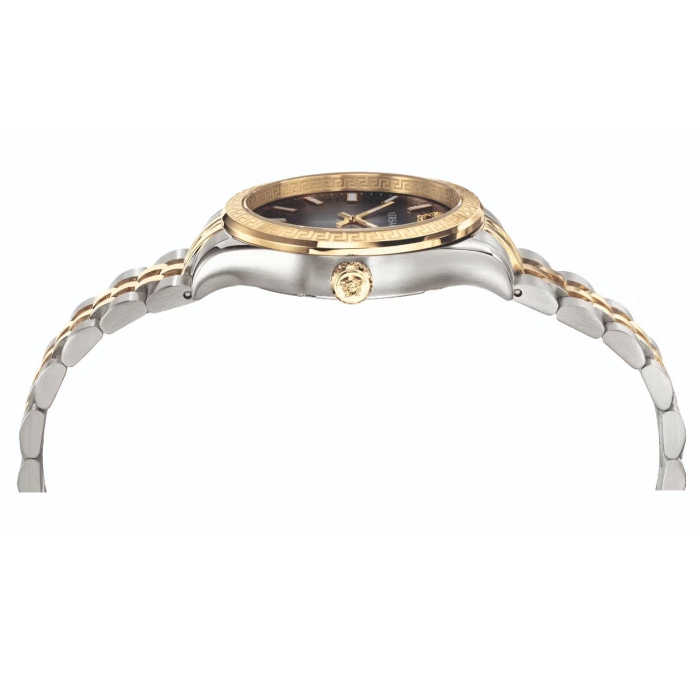  Shop Authentic Versace Hellenyium Grey Dial Two Tone Steel Strap Watch for Women - VEHU00520 - Luxxuri