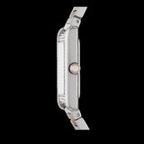 Emporio Armani Genni Mother of Pearl Dial Two Tone Steel Strap Watch for Women - AR11626