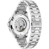  Shop Authentic Hugo Boss Troper Chronograph Automatic Black Dial Silver Steel Strap Watch for Men - 1514202 - Luxxuri