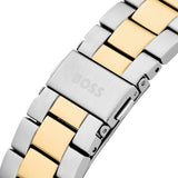  Shop Authentic Hugo Boss Troper Chronograph Automatic Blue Dial Two Tone Steel Strap Watch for Men - 1514201 - Luxxuri